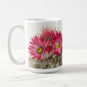 Mug Cactus à fleurs rouges du sud-ouest (Gauche)