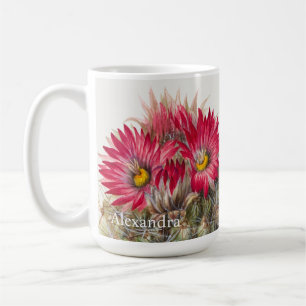 Mug Cactus à fleurs rouges du sud-ouest