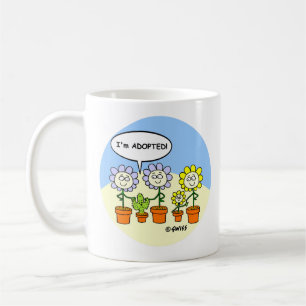 Mug Cactus amusants et fleurs jolies caricatures sud-o
