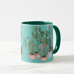 Mug Cactus aquarelle.