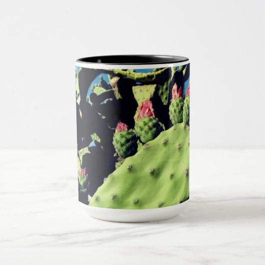Mug Cactus Bloom, Saguaro Photographie (Centre)