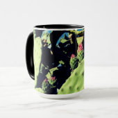 Mug Cactus Bloom, Saguaro Photographie (Devant gauche)