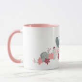 Mug Cactus Cactus Rose Succulents Motif Avec Nom (Gauche)
