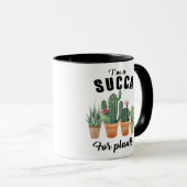 Mug Cactus cactus succulents plante (Devant droit)