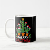 Mug Cactus Christmas Tree Funny Merry Cactmas Cactus M (Gauche)