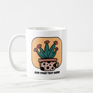 Mug Cactus de dessin animé mignon personnalisé