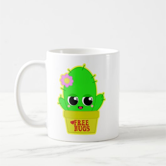 Mug Cactus de Kawaii (Gauche)