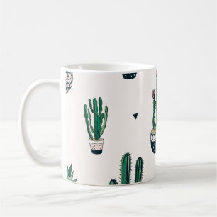 Mug Cactus décoratifs Succulents Motif sans couture