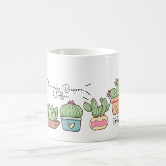 Mug cactus drôle personnalisé avec nom personnalisé