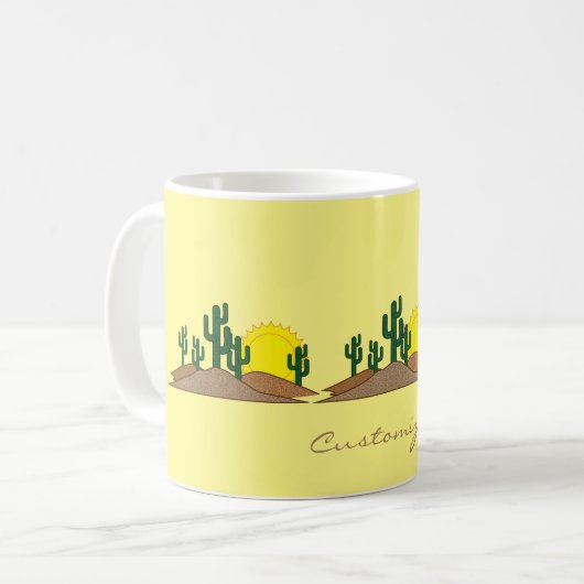 Mug Cactus du désert Sunset Thunder_Cove (Devant gauche)