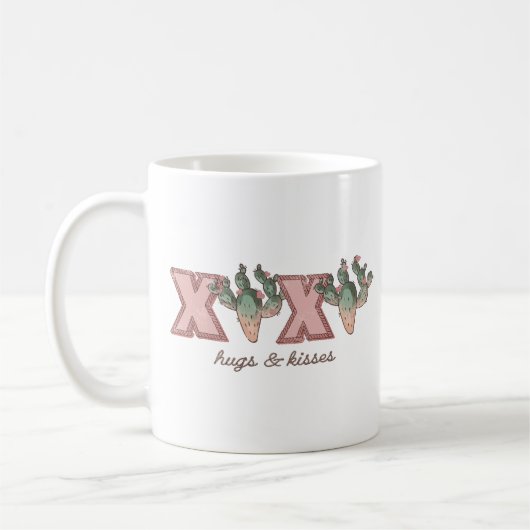 Mug Cactus du désert XOXO (Gauche)