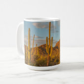 Mug Cactus du Saguaro au coucher du soleil, Arizona (Devant gauche)