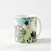 Mug Cactus En Floraison : Charme Sans Mains (Devant droit)
