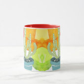 Mug Cactus en pot coloré (Centre)