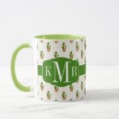 Mug Cactus et motif de point succulent de Polk (Gauche)