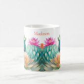 Mug Cactus et Succulentes Avec Nom (Centre)