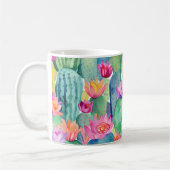 Mug Cactus Flower Art Desert Coloré Sud-ouest Fun (Gauche)