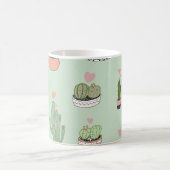 Mug Cactus Love : Joli Motif de dessin animé. (Centre)