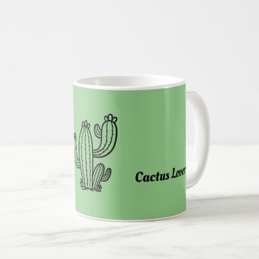 Mug Cactus Lover (Devant droit)