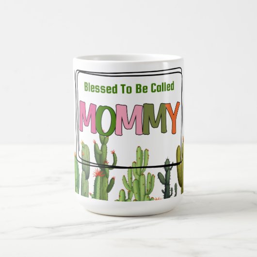 Mug Cactus Maman Bienheureuse (Centre)