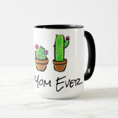 Mug Cactus mignonne cactus succulents meilleure maman  (Devant droit)