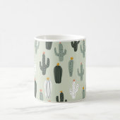 Mug Cactus mignons sans couture motif, arrière - plan (Centre)