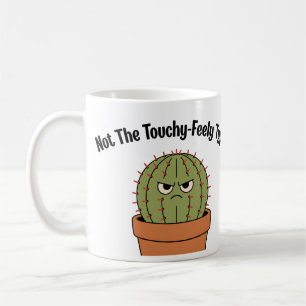 Mug Cactus pas du genre tactile Introverti drôle