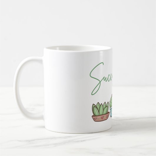 Mug Cactus Plante Succulent (Gauche)