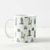 Mug Cactus pour aquarelle et Succulent (Gauche)