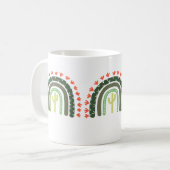 Mug Cactus Rainbow NAME Orange Green Modern Desert (Devant gauche)
