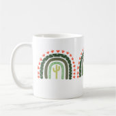 Mug Cactus Rainbow NAME Orange Green Modern Desert (Gauche)