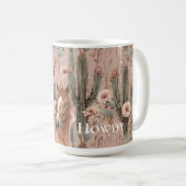 Mug Cactus rose cactus noir occidental Floral (Devant droit)
