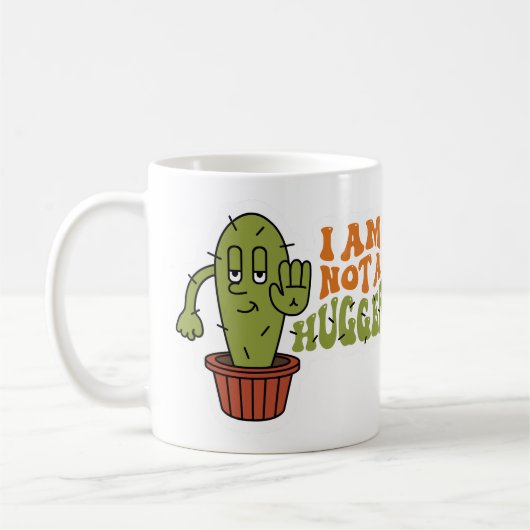 Mug Cactus sarcastique drôle (Gauche)
