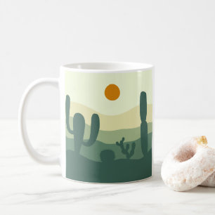 Mug cactus, soleil et désert
