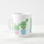 Mug cactus, succulent, mignonette fiesta, mexicaine, (Devant gauche)