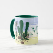 Mug Cactus, succulents. (Devant gauche)