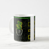 Mug Cactus tirés (Devant gauche)