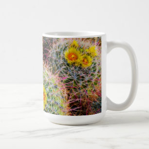 Mug Cactus tonneau en gros plan, Californie