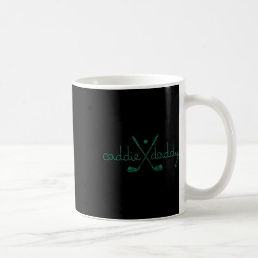 Mug Caddie Daddy Cute Golfing Golfing Funny 1er annive (Droite)