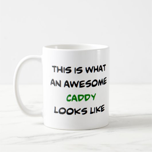 Mug caddy de golf, génial (Gauche)