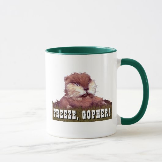 Mug Caddyshack | Freeze, Gopher ! (Droite)