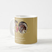 Mug Cadeau 50e anniversaire de mariage 2 photos (Devant gauche)