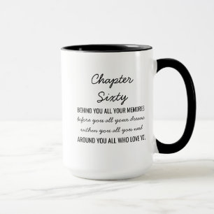 Mug Cadeau 60e anniversaire pour femmes, 60e personnal