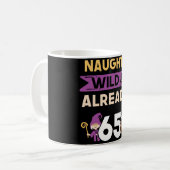 Mug Cadeau 65 ans femme Halloween sorcière (Devant gauche)