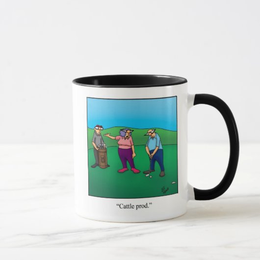Mug Cadeau à café Humour de golf (Droite)