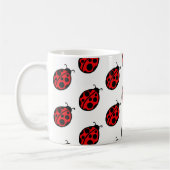 Mug Cadeau à café Red Ladybug (Gauche)