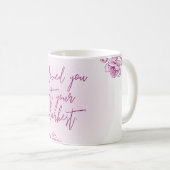 Mug cadeau acrylique violet (Devant droit)