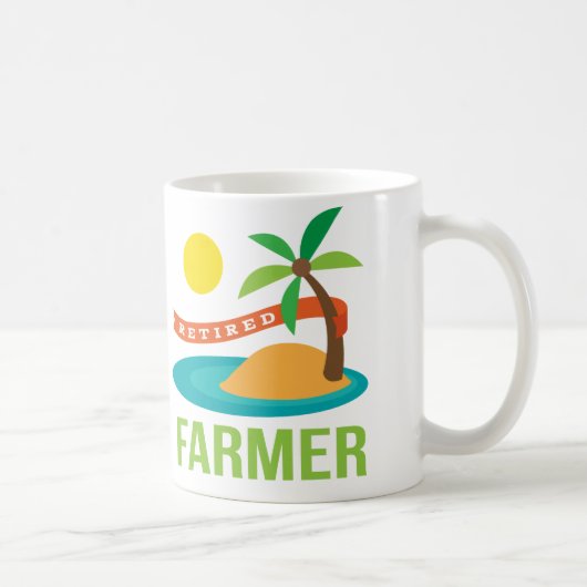 Mug Cadeau agricole retraité (Droite)