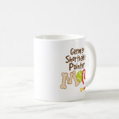 Mug Cadeau allemand de maman de race de chien (Devant droit)