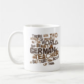 Mug Cadeau allemand de professeur (Gauche)